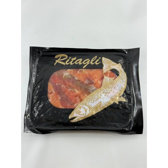 Обрезки лосося хол копчения заморозка 500г