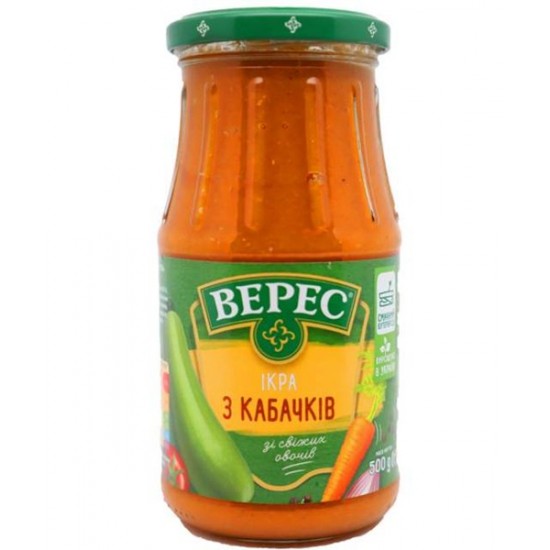 Икра кабачковая Экстра Верес 500г