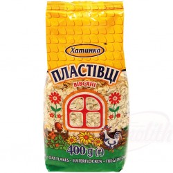 Хатинка хлопья овсяные 400г Хатинка хлопья овсяные 400г