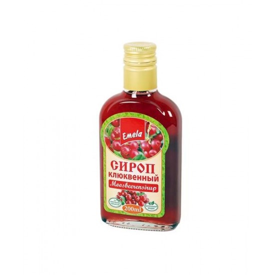 Сироп Клюква натуральный 200ml
