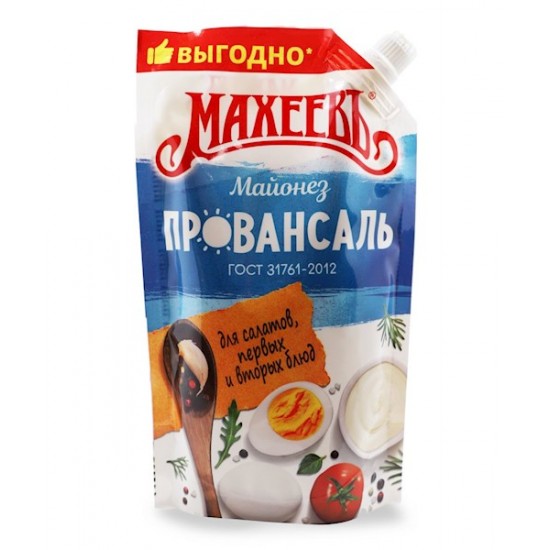 Майонез провансаль Махеев белый 380г