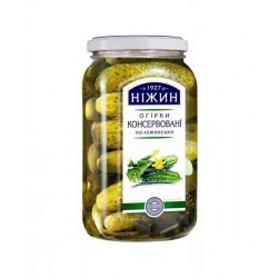 Огурцы консервированные Нежин 920г