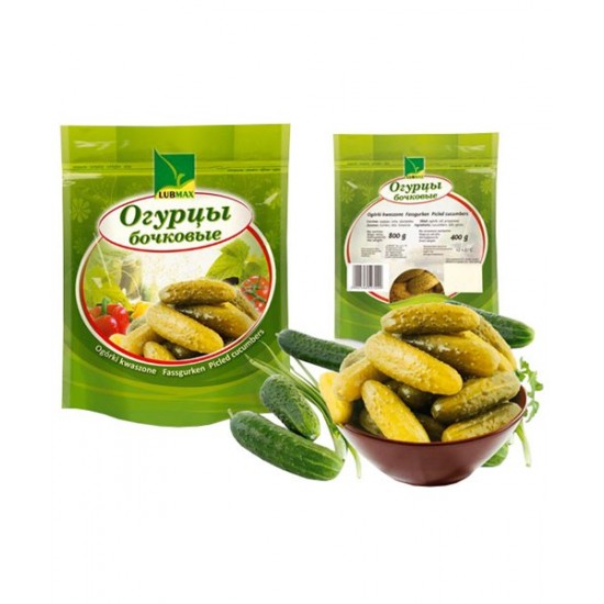 Огурцы соленые 400г пакет Польша