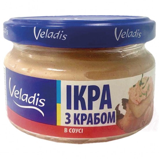 Икра сельди с крабом Веладис 160г