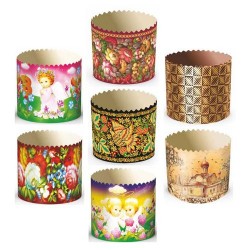 Бумажная форма для выпечки пасхи большая 130*85