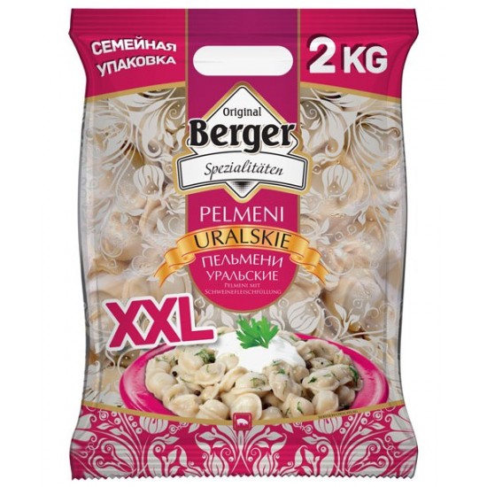 Пельмени уральские 2 кг Berger