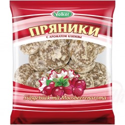 Пряники с клюквенным вкусом 400г Волкер
