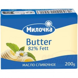 Масло сливочное Милочка 200г Масло сливочное Милочка 200г