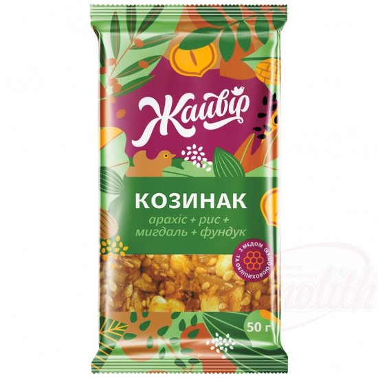 Козинак орех микс 50г Жайвир