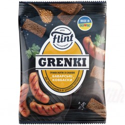 Флинт гренки баварские колбаски 70гр