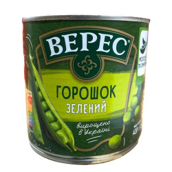 Горошек зеленый Верес 420г