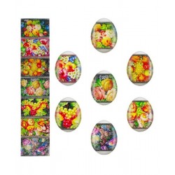 Наклейки на пасх.яйцо Жостово 7шт
