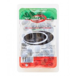 Оливки черные с косточкой 200г Дефне