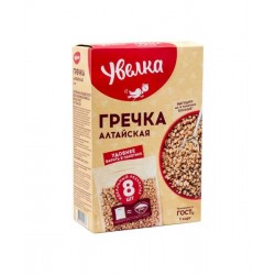 Крупа Гречка Алтайская ядрица вар пак 8/80г Uvelka