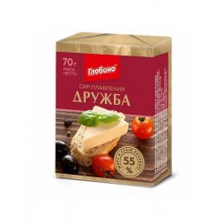 Сырок плавл.Дружба 55% 70г Глобино Сырок плавл.Дружба 55% 70г Глобино