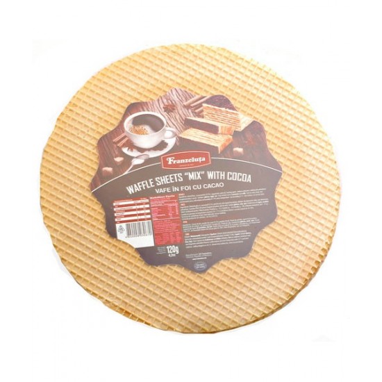 Вафельные листы круглые МИКС 120g