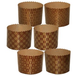 Бумажная форма для куличей 70 мм МИНИ