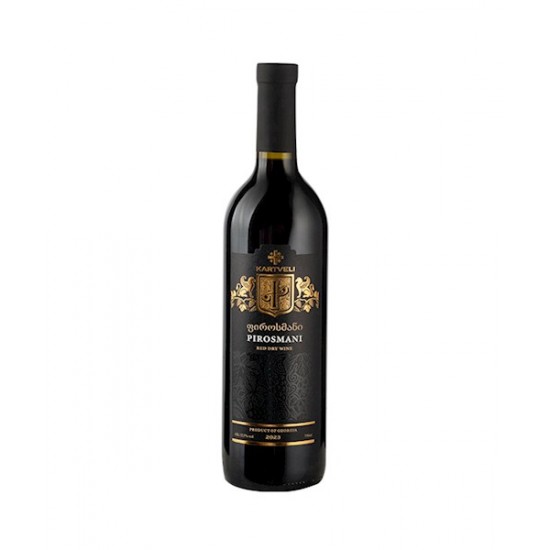 Вино Пиросмани красное сухое 12,5% 0,75L Kartvelli