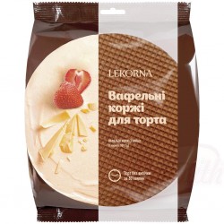 Вафельные листы с какао (5 шт.) и без какао (3 шт.) 90g Lekorna