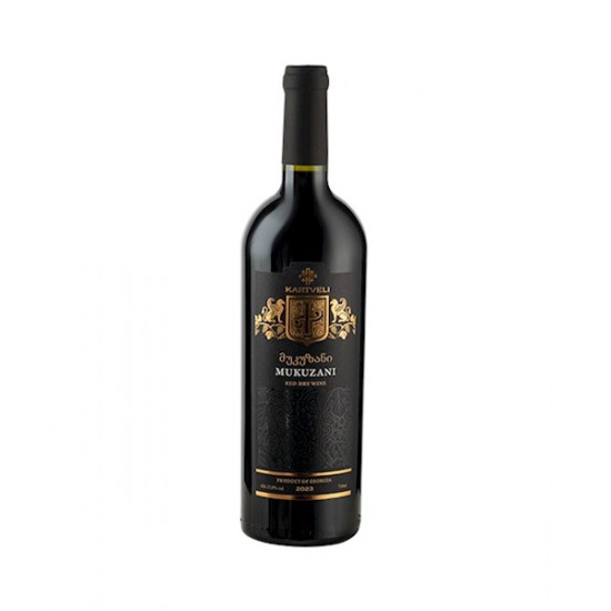 Вино Мукузани красное сухое 13,0% 0,75L Kartvelli