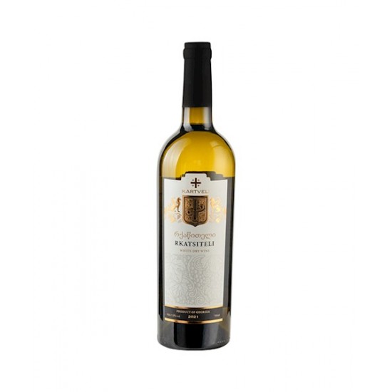 Вино Ркацители белое сухое 13,0% 0,75L  Kartvelli