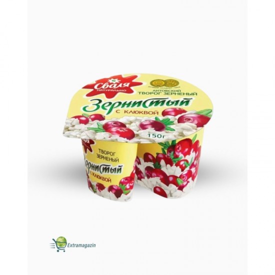 Творог Сваля с клюквой 150 г