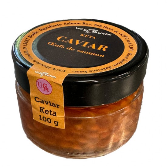 Икра кеты 100г wild salmon