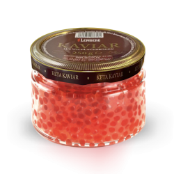 Икра лососевая кеты 250г Лемберг Икра лососевая кеты 250г Лемберг