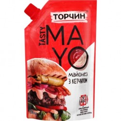 Майонезный соус TASTY MAYO c кетчупом 190г Торчин Майонезный соус TASTY MAYO c кетчупом 190г Торчин