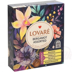 Набор черного чая 4 вида по 8 пакетиков х2г