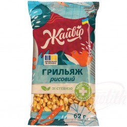 Грильяж из слоеного риса с сахаром и подсластителями 62 г