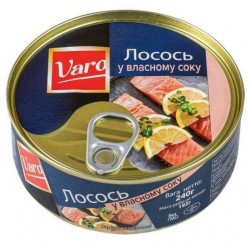 Лосось в собст соку Варо 240г