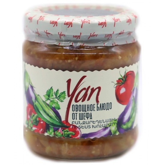 Овощное блюдо Аджапсандал 450g YAN