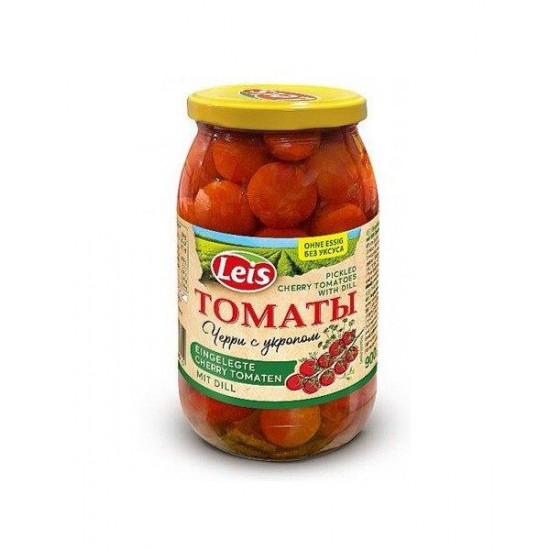 Томаты Черри с укропом 900 мл Leis