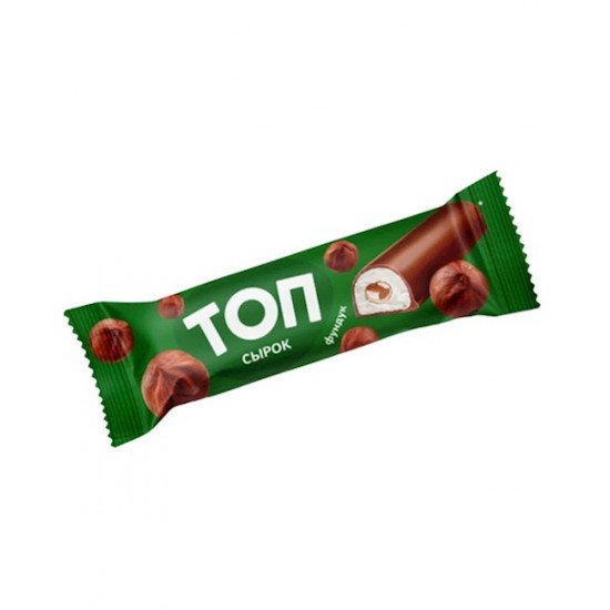 Творожки ТОПс фундуком в шок.глазури 32% 40г