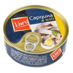 Sardínia olajban Varó 240 g