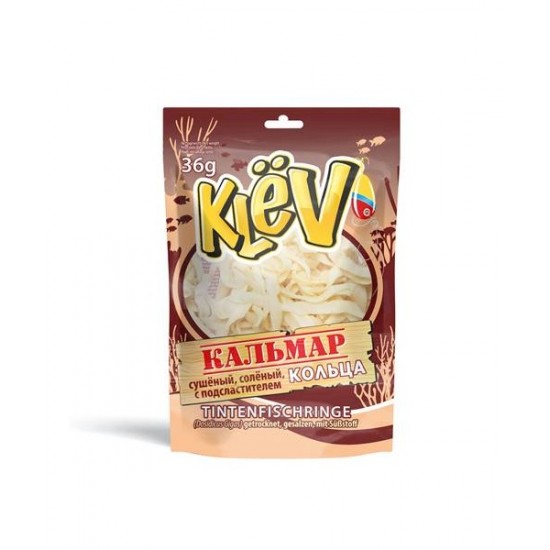 Klev szárított tintahal karikák 36 g