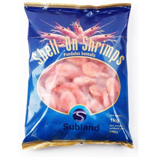 Koktél garnéla, hámozatlan, fejjel 1 kg