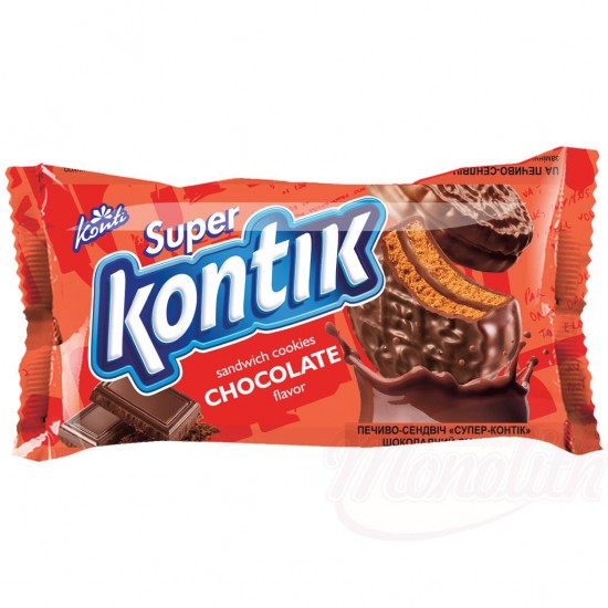 Szuper Kontik keksz csokoládé ízű 90 g