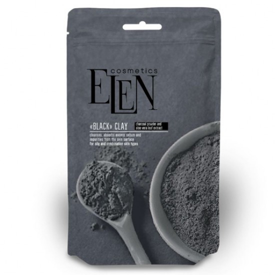 Fekete kozmetikai agyag 40 g Elen Cosmetics