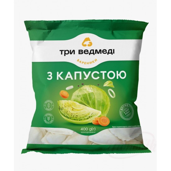 Káposztás vareniki, fagyasztva 400 g Három medve