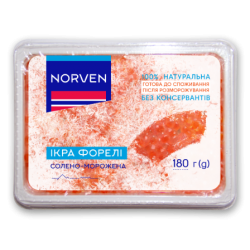Norven pisztrángkaviár, fagyasztott 180 g