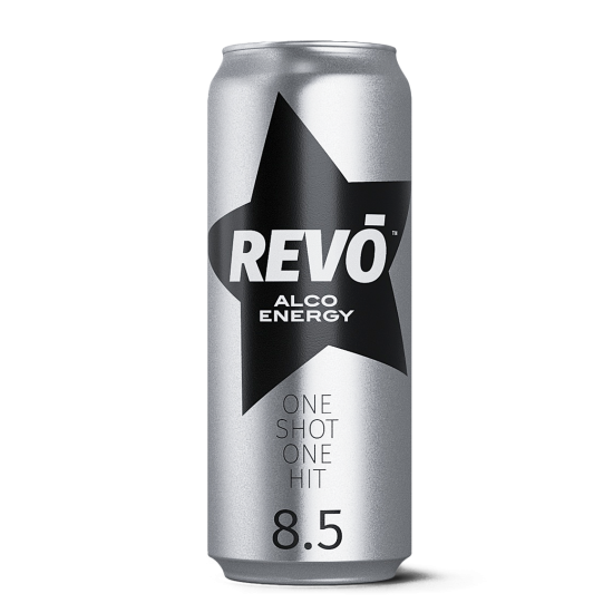 Revo Original (vodka + energiaital) 0,5 l, 8,5% alk.