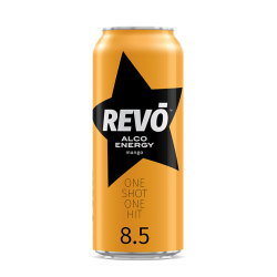 Revo Mango (vodka + energiaital) 0,5 l 8,5% alk