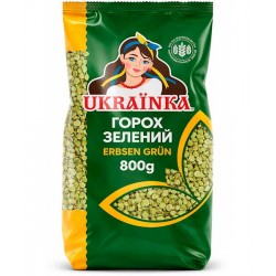 Ukrainka zöld, hasított borsó 800 g