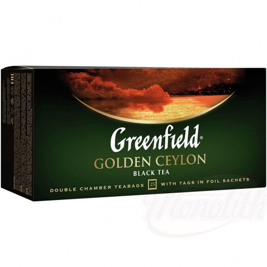 Tea Greenfield Golden Ceylon 25x2g