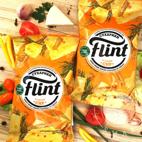 Kétszersült Flint 70g sajt ízzel