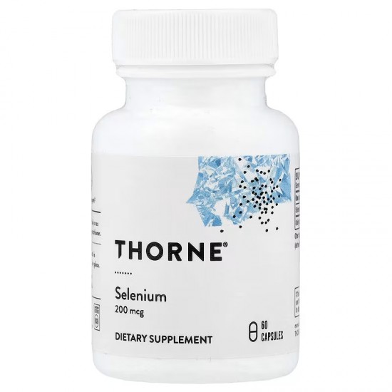 Thorne, szelén, 200 mcg, 60 kapszula
