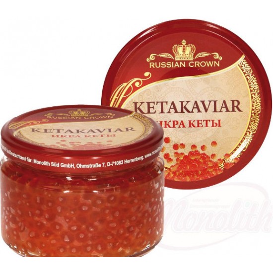 Keta lazackaviár Russian Crown 250g