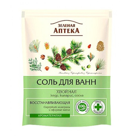 Fürdősó örökzöldek aromaolajával 500g Fürdősó örökzöldek aromaolajával 500g